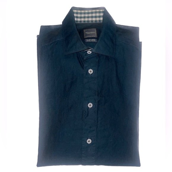 👔 2 FOR $20 👔 Camicissima Deep Green Men’s Dress Shirt - Picture 2 of 8